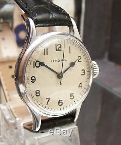 Antique V Rare 1943 Longines Raf Pilots / Navigators Ww2 Military Wrist Watch