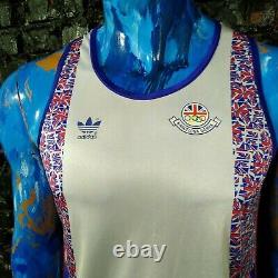 Barcelona Olympic Games Great Britain Rare Vintage Retro Shirt Adidas Mens SZ M