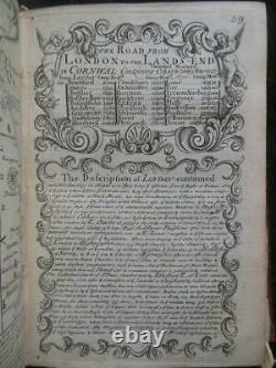 Britannia Depicta or Ogilby Improv'd (1736) 273 Maps Emanuel Bowen, Travel, RARE