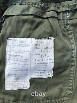 British Army 1960 Pattern OG Smock, V Rare Size 9, Very Good Condition See Desc