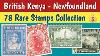 British Stamps Collection From Kenya To Newfoundland 78 Rare And Expensive Philatelic Pieces