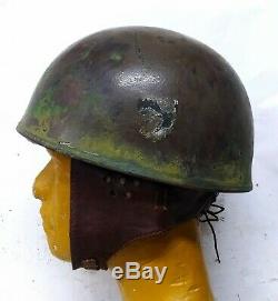 British UK Dispatch Rider/motorcycle helmet BMB 1945 7 Camo-paint complete RARE