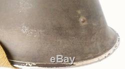 British UK MK III helmet 1945 dated, size 7 3/4 complete Sandy finishVERY RARE