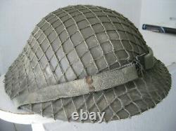 British WW2 MK II Tommy helmet dunkirk dday afrika korps rare antique RAF irvin