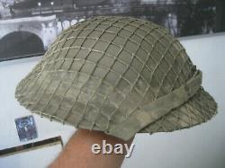 British WW2 MK II Tommy helmet dunkirk dday afrika korps rare antique RAF irvin