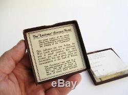 CASED Lusitania Medal, with ULTRA RARE RED CROSS variation PAPERWORK / LEAFLET