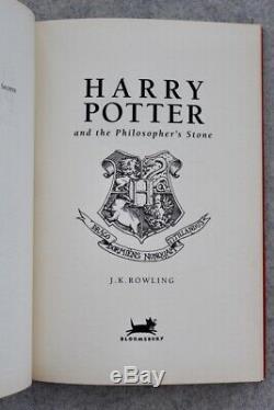 Deluxe 1st Edition/Print UK Version Harry Potter and the Philosophers Stone RARE