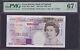 England Great Britain 20 Pounds 1993 (nd 1999) P-387 Unc Pmg 67 Epq Queen / Rare