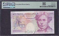 England Great Britain 20 Pounds 1993 (ND 1999) P-387 UNC PMG 67 EPQ Queen / RARE