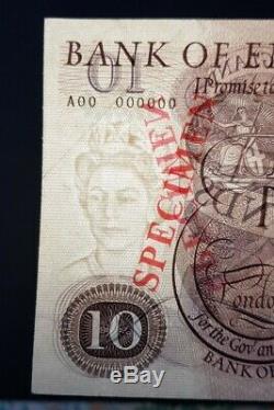 England, Great Britain SPECIMEN £10 & £20 (1966-70) Sign J. S. Fforde A. UNC/RARE