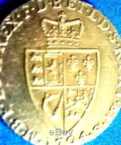 Extra Rare 1774 Great Britain Gold Guinea George III SPADE Circulated 8.53 grams