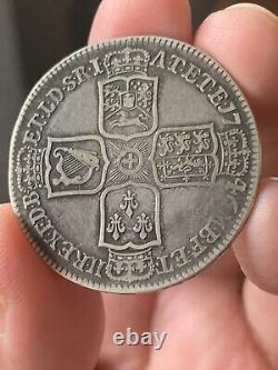 Extremely Rare 1746 Great Britain George II Silver Half Crown Nice Grade