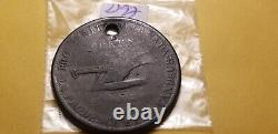 Extremely Rare Great Britain 1822 Leslie & Sons 2 Pence Token