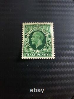 Extremely Rare Stamp Half Penny King GEORGE V stamp 1921