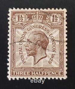 GB 1929. ERROR! RARE 1829 PUC 1 1/d Purple-Brown flaw. Lightly used stamp