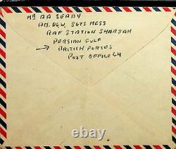 GB Bpa Eastern Arabia Rare Forces Airmail Cover From Sharjah Uae