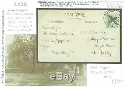 GB Card ADVANCE POSTED CHRISTMAS Mail 1907 RARE Altrincham XMAS Postmark L132