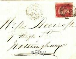 GB LATE MAIL London POSTED SINCE LAST NIGHTPSLN7.301d Red Cover RARE 1859 L39b