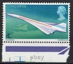 GB QEII 1969 Concorde 4d SG784var 2x1.5mm bands EXTREMELY RARE