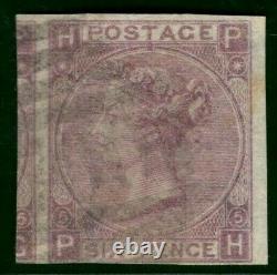 GB QV Stamp SG. 96 var 6d ERROR IMPERFORATE (1865) VFU SG. Spec J73t V. Rare RED17