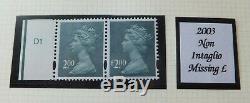 GB. Specialised Machin. SG. Y1747a'Missing'£' sign. C. V. £250. Rare. MNH