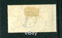GB Victoria £5 Orange SG 137 Repair at Left.'Glasgow' c. D. S Rare Stamp (M392)