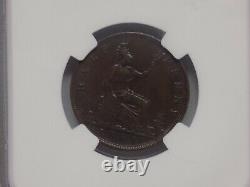 GREAT BRITAIN 1861 1/2 P HALF PENNY NGC XF 40 BN XF40 UK Certified Rare Coin