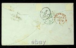 GREAT BRITAIN #5 a. STAMP COVER WITH 2 CLEAR MARGINS RARE