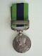 Great Britain India General Service Medal With Bar Silver/gilt Named. Rare Vf+ 2