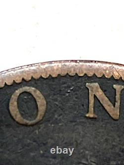 GREAT BRITAIN UK ENGLAND 1897 PENNY SUPER RARE DOTS in AND after O IN ONE