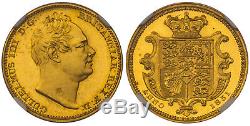 GREAT BRITAIN William IV 1831 AV Half-Sovereign NGC PR64Cam S-3830 Rare quality