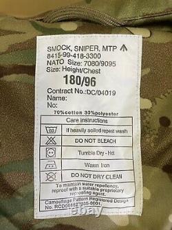 Genuine Rare British Army Smock Sniper Mtp Padded Windproof New! 180 / 96