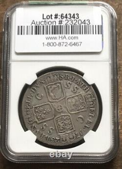 George I Crown 1723 NGC Great Britain Silver Coin Rare