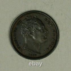 Great Britain 1/2 Farthing 1837 AU/UNC minor pitting 1 Year Type Rare! A2426