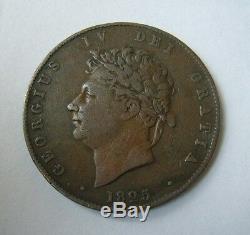 Great Britain 1/2 Penny / Half Penny 1825, VERY RARE COIN