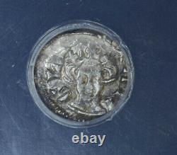 Great Britain 1 Farthing 1272-1307 VF35 ANACS silver Edward I Longshanks Rare