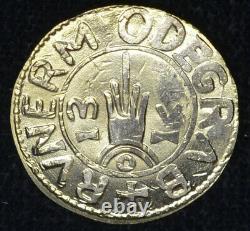 Great Britain 1 Penny King Arthur Camelot Fantasy Gold RARE