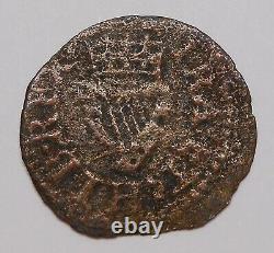 Great Britain 1625-34 Farthing VG-F Very RARE Charles I KM#78.2 Richmond UK Coin