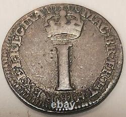 Great Britain 1690 William & Mary Maundy Penny Rare