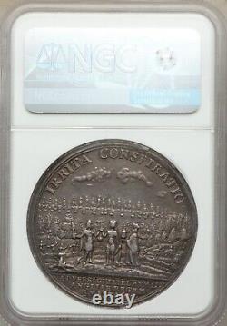 Great Britain 1696 Assassination Plot on William of Orange NGC AU53 RARE