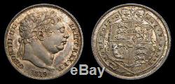 Great Britain 1819 Six Pence Small 8 in Date S-3791 Toned UNC Rare This Nice