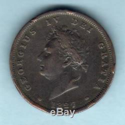 Great Britain. 1827 George IV Penny. F+/F. RARE Date