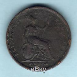 Great Britain. 1827 George IV Penny. F+/F. RARE Date