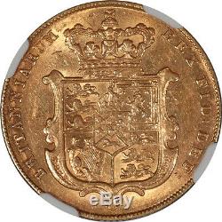 Great Britain 1829 George IV Gold Sovereign NGC AU-58 RARE