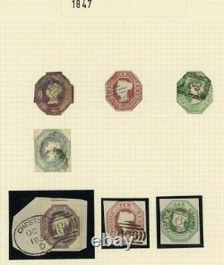 Great Britain 1840-1970 Lovely collection with many rare stamps incl. £5 0range