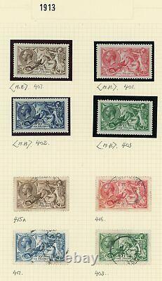 Great Britain 1840-1970 Lovely collection with many rare stamps incl. £5 0range