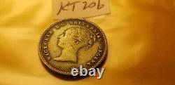 Great Britain 1844 Rare Half Farthing Coin Idkt16