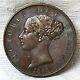Great Britain 1848/7. Half Penny. Overdate. Rare Coin