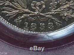 Great Britain. 1853 Proof Sixpence. RARE Mintage of ONLY 40 Pces. PCGS PR64