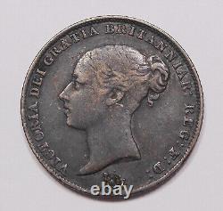 Great Britain 1863 Six 6 Pence F Very RARE Date LOW Mintage KEY Victoria UK Coin